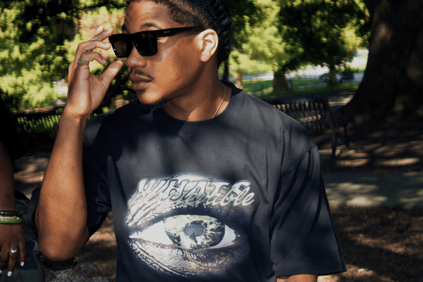 "Perception" Oversized Graphic Tee